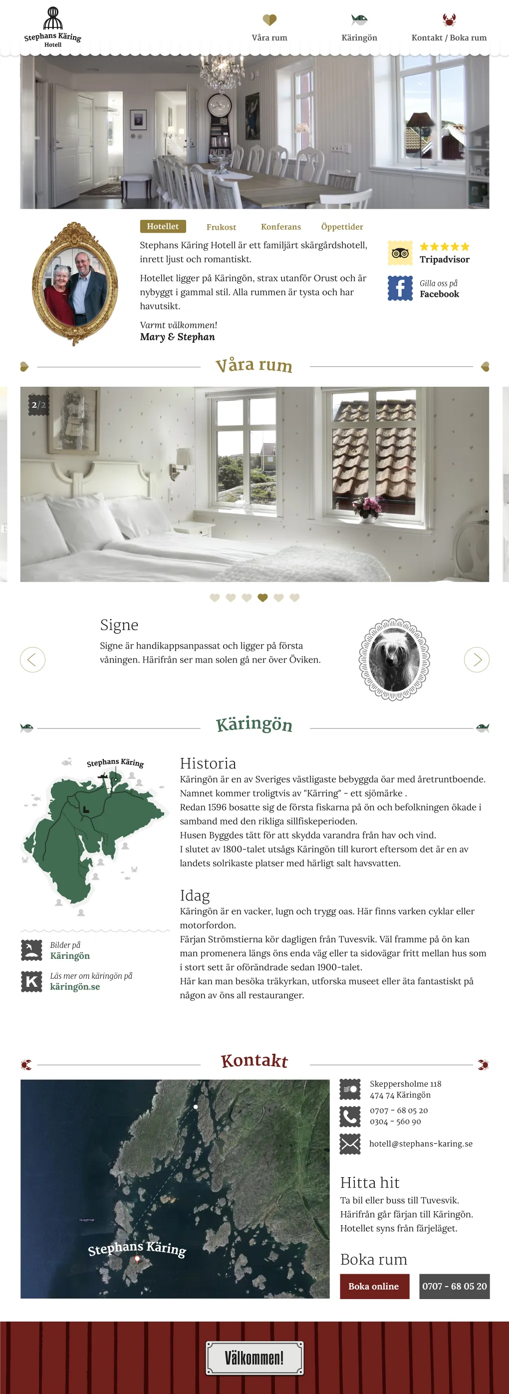 Stephans Käring → Webpage & Branding 