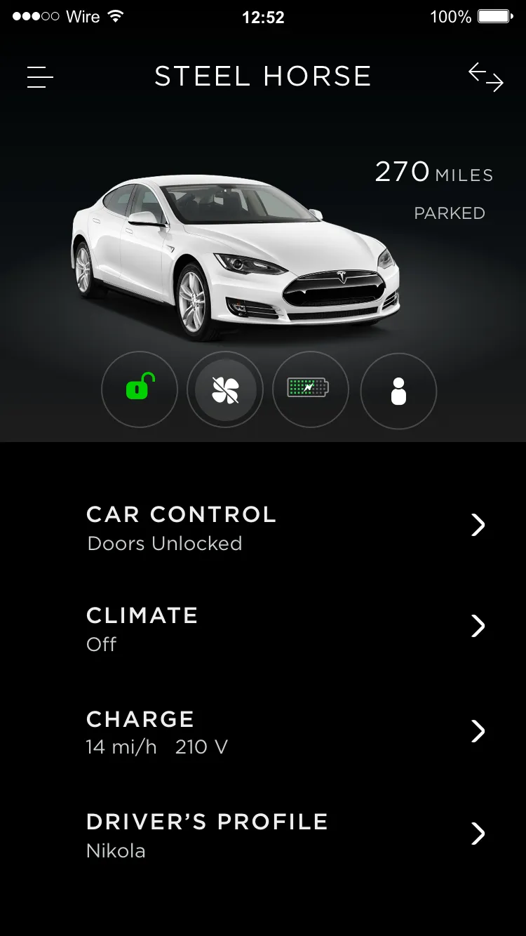 Tesla App